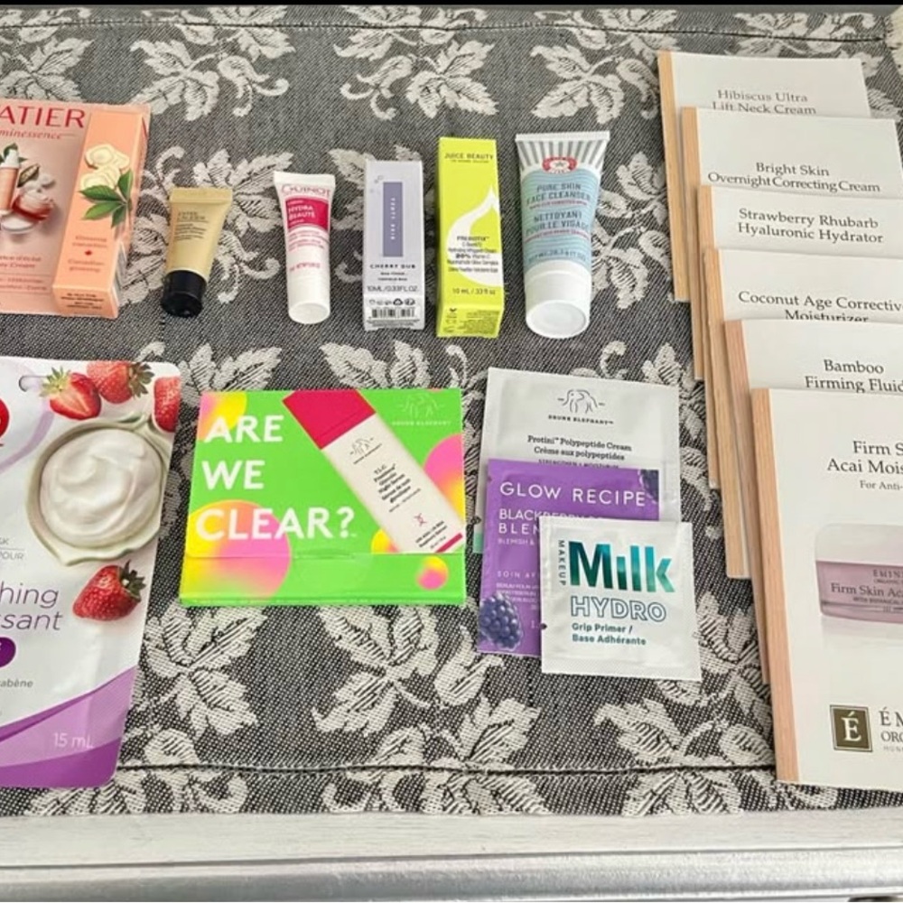 Glow Recipe Skincare Set with Pink and White Accents